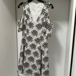 Club Monaco, off the shoulder dress